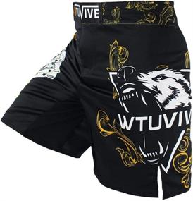 img 4 attached to WTUVIVE Shorts Training Boxing Trunks