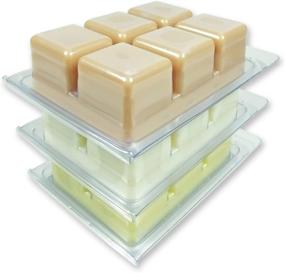 img 1 attached to 🕯️ Candlecopia Sweet Patchouli, Indian Sandalwood, and Egyptian Amber Vegan Wax Melts - Strongly Scented Hand Poured Wax Cubes, 18 Cubes, 9.6 oz in 3 x 6-Packs