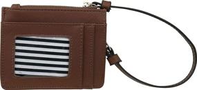 img 1 attached to BRENTANO Saffiano Leather Credit Wristlet Women's Handbags & Wallets