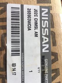img 2 attached to 🔦 Оригинальная высокомонтажная лампа Nissan 26590-3WC0A: аутентичная заменяемая деталь