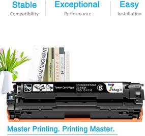 img 3 attached to 🖨️ 7Magic Replacement Toner Cartridge Set for HP Laserjet Pro 200 Color MFP M276nw M251nw M251n M276n Printer - Compatible with HP 131X CF210X 131A CF210A CF211A CF212A CF213A - Black Cyan Yellow Magenta, 4-Pack