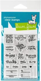 img 2 attached to 🏷️ Lawn Fawn Clear Stamps - Tiny Tag Sayings Set (LF1222)