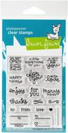 🏷️ lawn fawn clear stamps - tiny tag sayings set (lf1222) logo