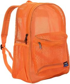 img 3 attached to 🎒 Essential Classic Student Through Netting Backpack: Stylish and Functional