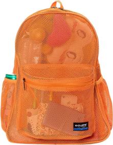 img 1 attached to 🎒 Essential Classic Student Through Netting Backpack: Stylish and Functional