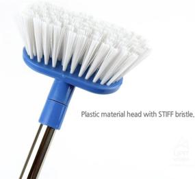 img 3 attached to Efficient Cleaning Made Easy: UPIT Soft Sweeping Broom Brush with Handle - 74cm(29inch) 1ea