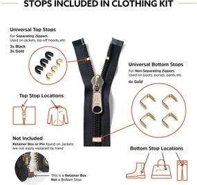 img 1 attached to 🧲 Zipper Rescue Zipper Repair Kits - Trusted and Authentic Zipper Repair Kit, Proudly Made in the USA Since 1993 (Apparel)