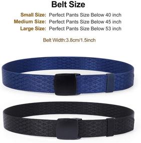 img 2 attached to 👖 High-quality Tactical Belts for Men by WHIPPY - Ideal Outdoor Military Plastic Accessories