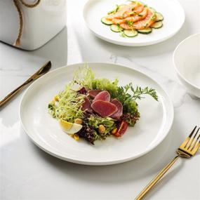 img 2 attached to Gabrielle 🍽️ Discover China Dinnerware Set