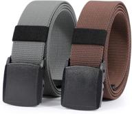 whippy elastic stretch nickel hiking men's accessories and belts logo