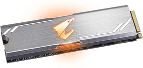 img 1 attached to 💥 GIGABYTE AORUS RGB NVMe M.2 512GB SSD: High Performance Gaming with Integrated Heatsink, Toshiba 3D NAND, DDR Cache Buffer, 5 Year Warranty (GP-ASM2NE2512GTTDR)