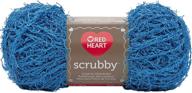 🌊 ocean red heart scrubby yarn e833 logo