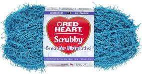 img 2 attached to 🌊 Ocean Red Heart Scrubby Yarn E833