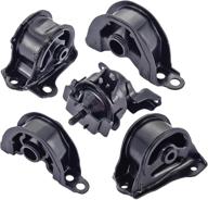 🔧 ena engine motor transmission mount set of 5 for honda 1996-2000 civic 1.6l - front and rear replacement for a6520, a6502, a6556, a6506, a6526 logo