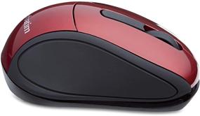 img 1 attached to Red Verbatim 2.4G Wireless Mini Travel Optical Mouse with Nano Receiver for Mac and PC