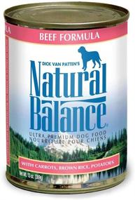 img 2 attached to 🐶 Premium Natural Balance Dog Food Variety Pack - 12 Cans (13 oz) - Lamb, Beef, and Chicken Formulas - Value 12 Pack Bundle