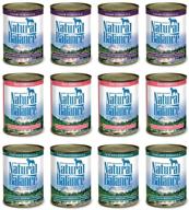 🐶 premium natural balance dog food variety pack - 12 cans (13 oz) - lamb, beef, and chicken formulas - value 12 pack bundle logo