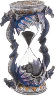 🐉 design toscano death's door dragon gothic decor statue: 6 inch hourglass sand timer for unique décor logo