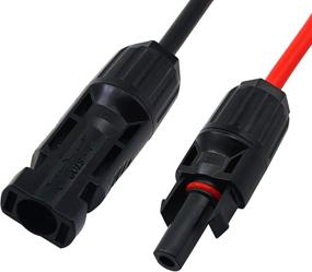 img 2 attached to 🔌 High-Quality CERRXIAN 50cm 10AWG SAE to Male & Female Adapter Cable – Perfect for RV Panel Solar Systems