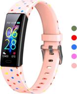 👧 k-berho kids fitness tracker: pedometer, heart rate & sleep monitor, stopwatch, ip68 waterproof activity watch with 11 sport modes logo