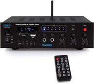 🎤 300w wireless bluetooth karaoke amplifier for home, car, bus tours - pyle pfa600bu logo