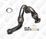 🔧 heavy duty y-pipe up pipe and turbo install kit for 2003-2007 ford 6.0 powerstroke diesel f250 f350 f450 excursion: complete with gasket for enhanced performance logo