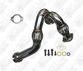 img 4 attached to 🔧 Heavy Duty Y-Pipe Up Pipe and Turbo Install Kit for 2003-2007 Ford 6.0 Powerstroke Diesel F250 F350 F450 Excursion: Complete with Gasket for Enhanced Performance