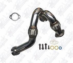 img 3 attached to 🔧 Heavy Duty Y-Pipe Up Pipe and Turbo Install Kit for 2003-2007 Ford 6.0 Powerstroke Diesel F250 F350 F450 Excursion: Complete with Gasket for Enhanced Performance