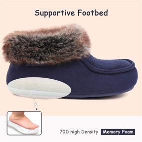 img 2 attached to 🥿 EverFoams Fluffy Collar Little Boys' Slippers Shoes