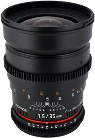 img 4 attached to 📸 Rokinon Cine CV35-C 35mm T1.5 Aspherical Wide Angle Cine Lens - Non-Zoom for Canon EOS DSLR