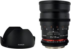 img 3 attached to 📸 Rokinon Cine CV35-C 35mm T1.5 Aspherical Wide Angle Cine Lens - Non-Zoom for Canon EOS DSLR