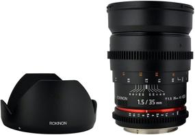 img 1 attached to 📸 Rokinon Cine CV35-C 35mm T1.5 Aspherical Wide Angle Cine Lens - Non-Zoom for Canon EOS DSLR