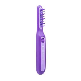 img 4 attached to Remington DT7432 Electric Detangling Brush - Wet or Dry Tame The Mane with Brush Cover, Suitable for Adults & Kids, Batteries Included - Purple, 1 Count