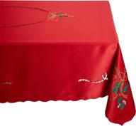 rectangle lenox holiday tablecloth - 102 inch логотип