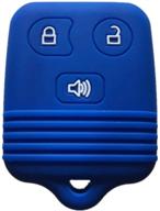 🔑 rpkey silicone key fob cover: ultimate protection for ford, lincoln, mercury, mazda remote control keyless entry logo