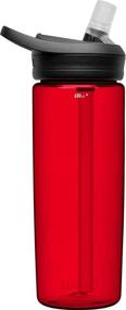 img 2 attached to Stay Hydrated on-the-go with the CamelBak eddy+ BPA Free Water Bottle, 20 oz, Cardinal, .6L