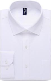 img 4 attached to Alimens Gentle Business Regular Sleeve Men's Clothing in Shirts