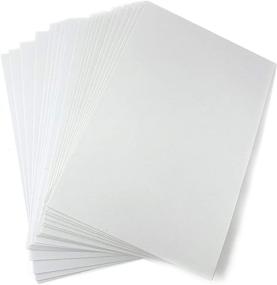 img 1 attached to 📄 Allgala 20-Pack EVA Foam Paper Sheets, 8x12 Inch, White - CF85302