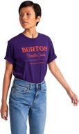 👕 durable quality: burton 100% cotton short sleeve t-shirt for lasting comfort logo