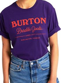 img 3 attached to 👕 Durable Quality: Burton 100% Cotton Short Sleeve T-Shirt for Lasting Comfort