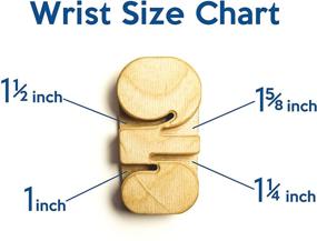 img 1 attached to 🔧 Bastex 4 in 1 Bracelet Bending Jig Tool for Metal Stamping Blank Bracelets - Handmade Wooden Tool, Scratch-Free, Includes Four Different Wrist Sizes