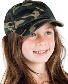 img 3 attached to 🧢 Funky Junque Girls Baseball Hat: Stylish and Trendy Headwear for Young Divas!