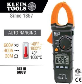 img 3 attached to 🔌 Enhance Electrical Testing Efficiency with Klein Tools CL210 Digital Clamp Meter: AC Current, AC/DC Voltage, Resistance, Continuity & Temperature Measurement