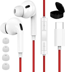 img 4 attached to 🎧 APETOO USB C Headphones: High-Quality Earphones for Galaxy S21 Ultra, Samsung S20 FE, Note 20 Ultra, Pixel, OnePlus & More