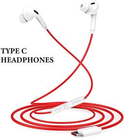 img 2 attached to 🎧 APETOO USB C Headphones: High-Quality Earphones for Galaxy S21 Ultra, Samsung S20 FE, Note 20 Ultra, Pixel, OnePlus & More