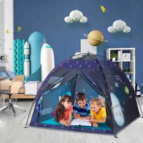 img 2 attached to 🚀 Outdoor Astronaut Tent for Imaginative Play - Ideal for Kids' Playhouse Sessions