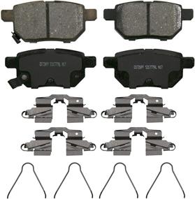 img 4 attached to 🔥 Wagner QuickStop ZD1423 Ceramic Disc Brake Pad Set: Superior Performance and Durability