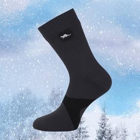 img 2 attached to OTTER Waterproof Socks for Men and Women - 100% Waterproof, Breathable, Windproof Socks (Calf Length)