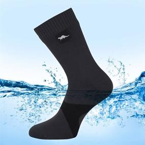 img 3 attached to OTTER Waterproof Socks for Men and Women - 100% Waterproof, Breathable, Windproof Socks (Calf Length)