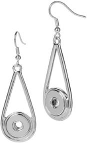 img 1 attached to 💧 Versatile and Charming: Ginger Snaps PETITE Raindrop Earrings GP95-32 for Interchangeable Jewelry Lovers